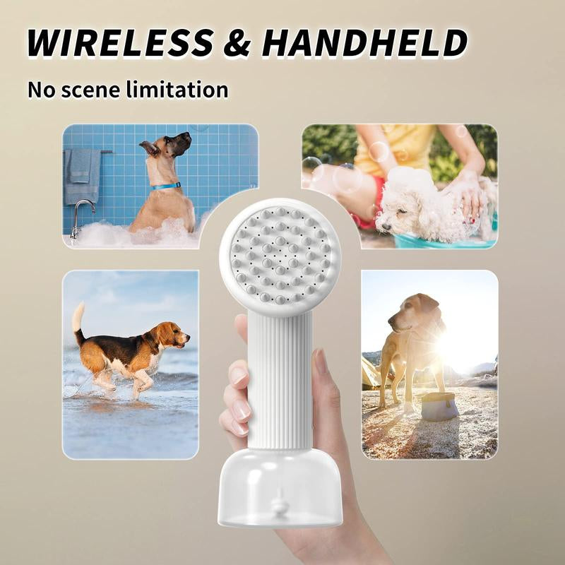 Dog Bath Brush Auto-Foaming