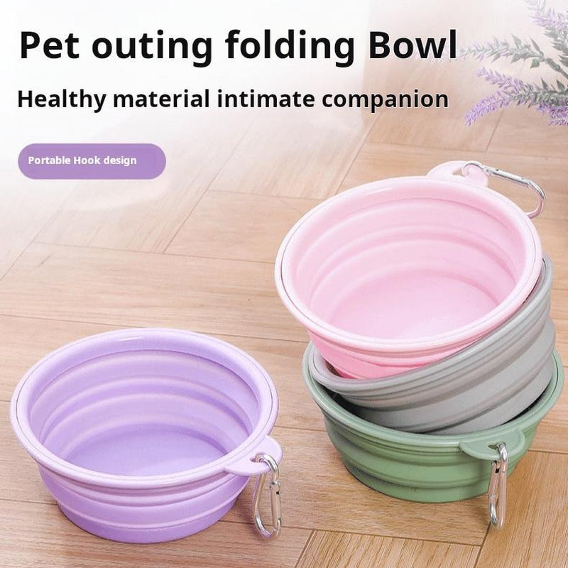 Pet Drinking Folding Bowl