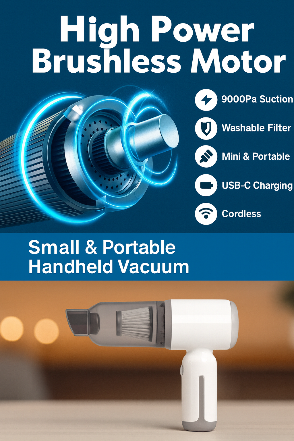 Mini Cordless Vacuum