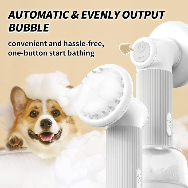 Dog Bath Brush Auto-Foaming