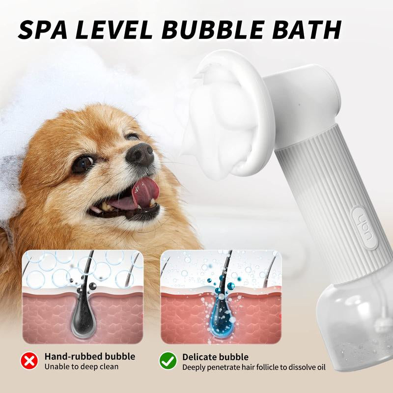 Dog Bath Brush Auto-Foaming