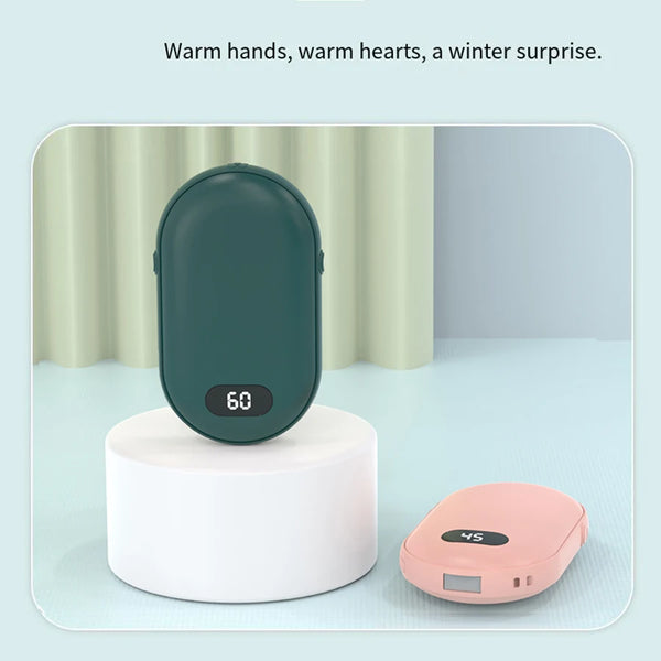 Compact Dual-Side Rechargeable Pocket Warmer Pro